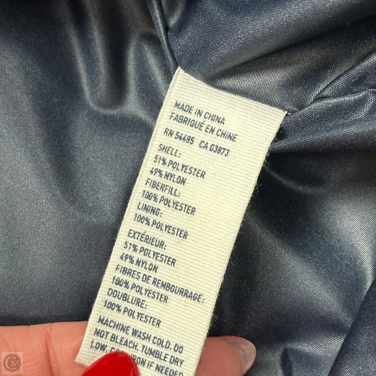 Jacket Puffer & Quilted By American Eagle In Blue, Size: L