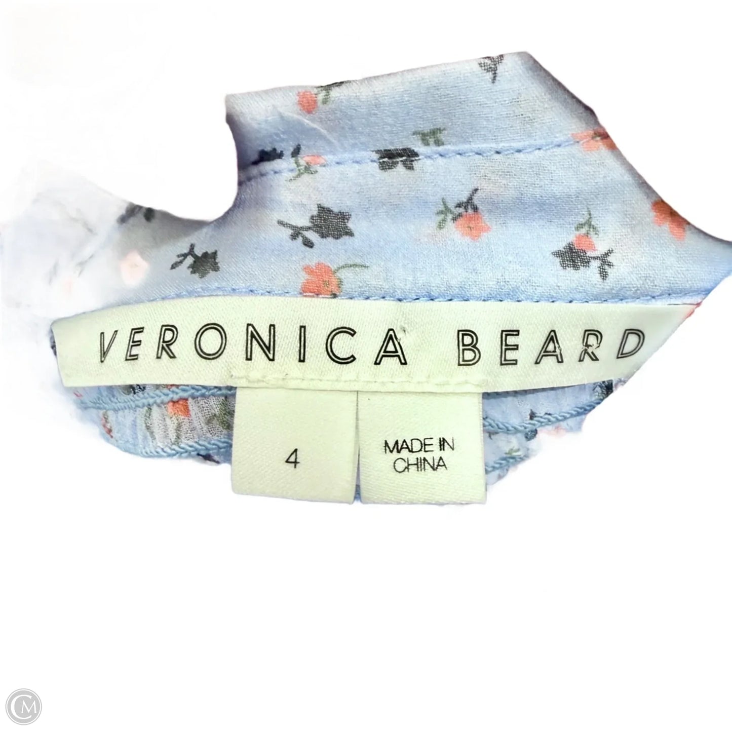 Blouse Long Sleeve By Veronica Beard In Blue, Size: S