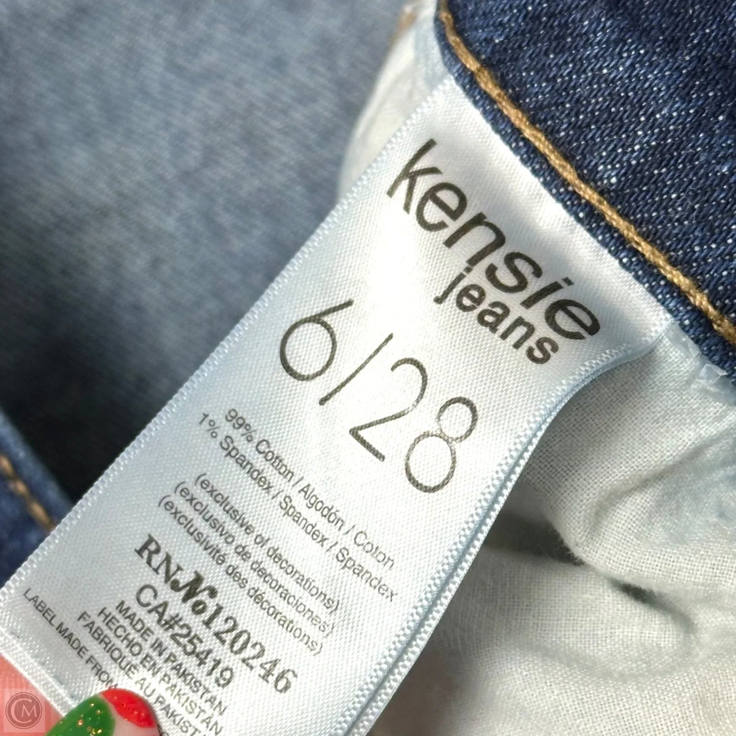 Jeans Wide Leg By Kensie In Blue Denim, Size: 6