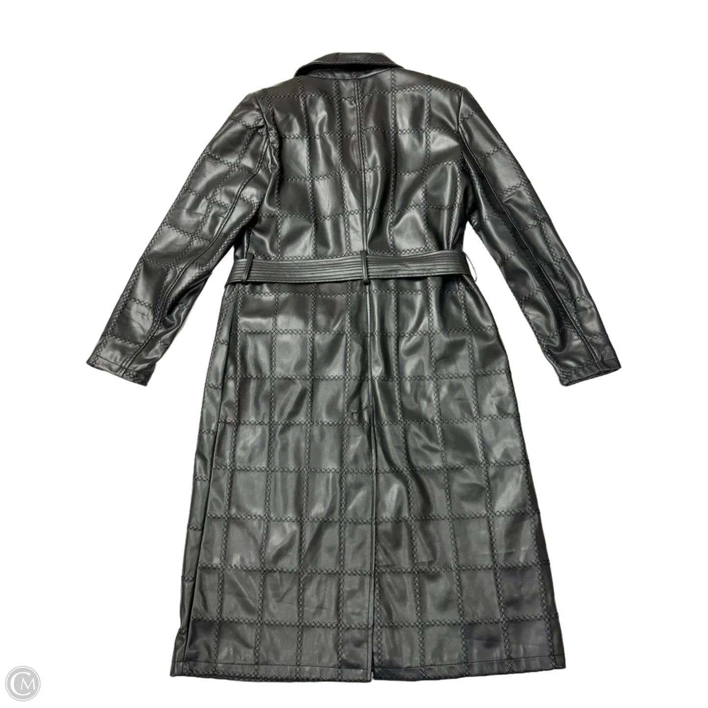 Coat Trench Coat By Bagatelle In Black, Size: M