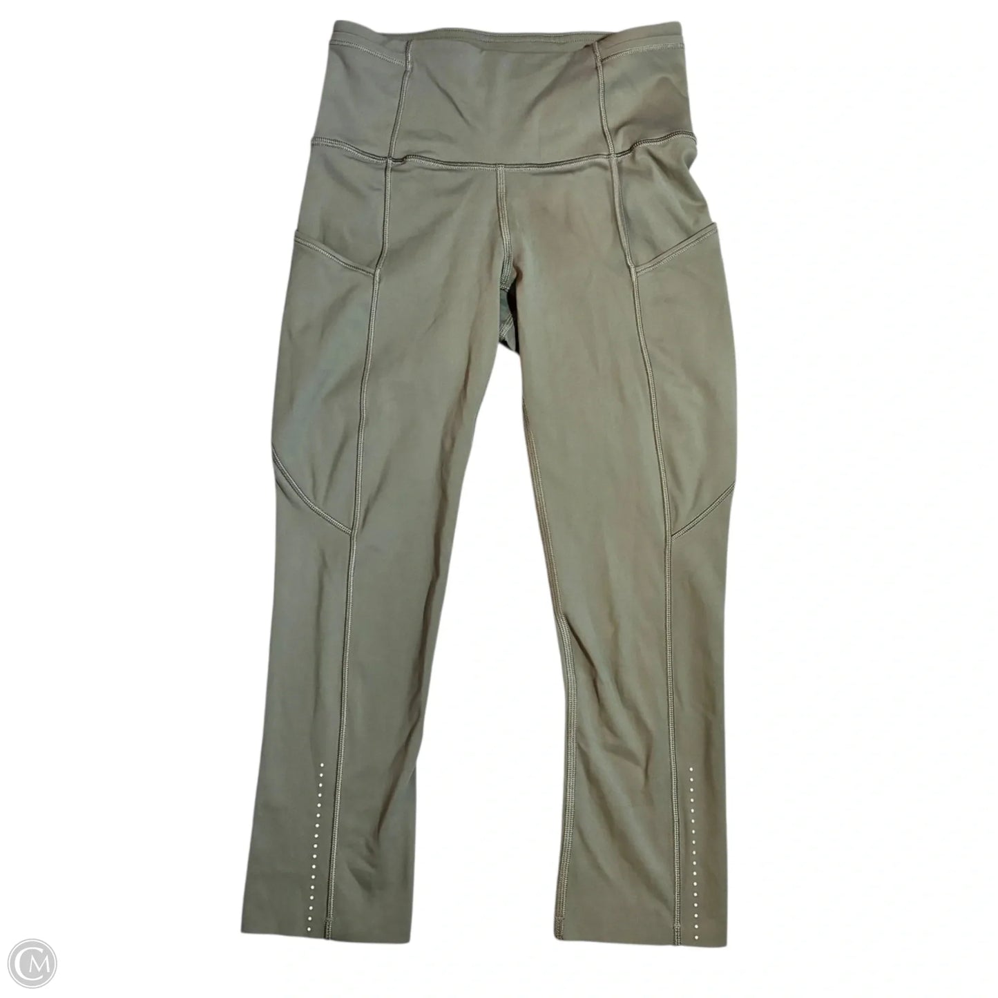 Athletic Leggings Capris By Lululemon In Green, Size: Xs