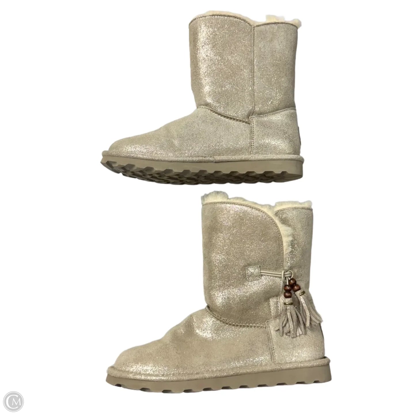 Boots Snow By Bearpaw In Gold