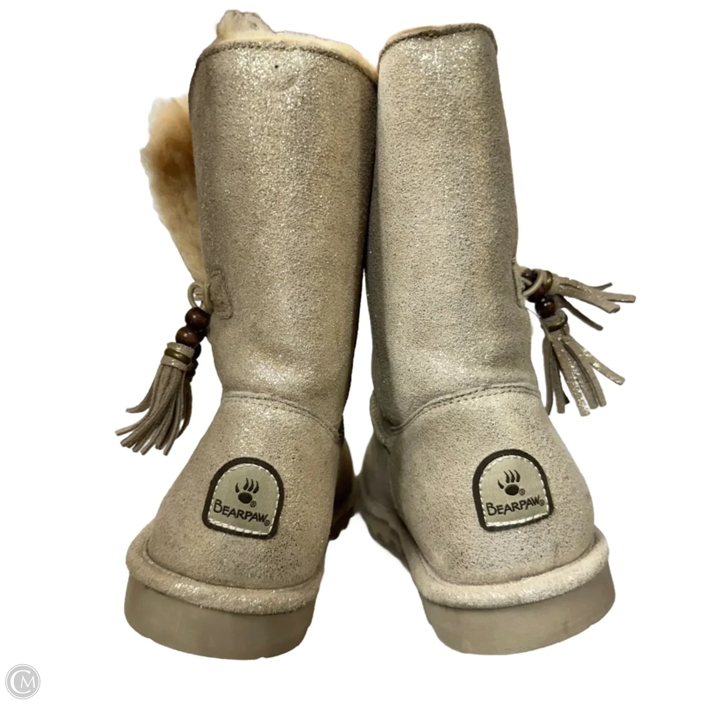 Boots Snow By Bearpaw In Gold