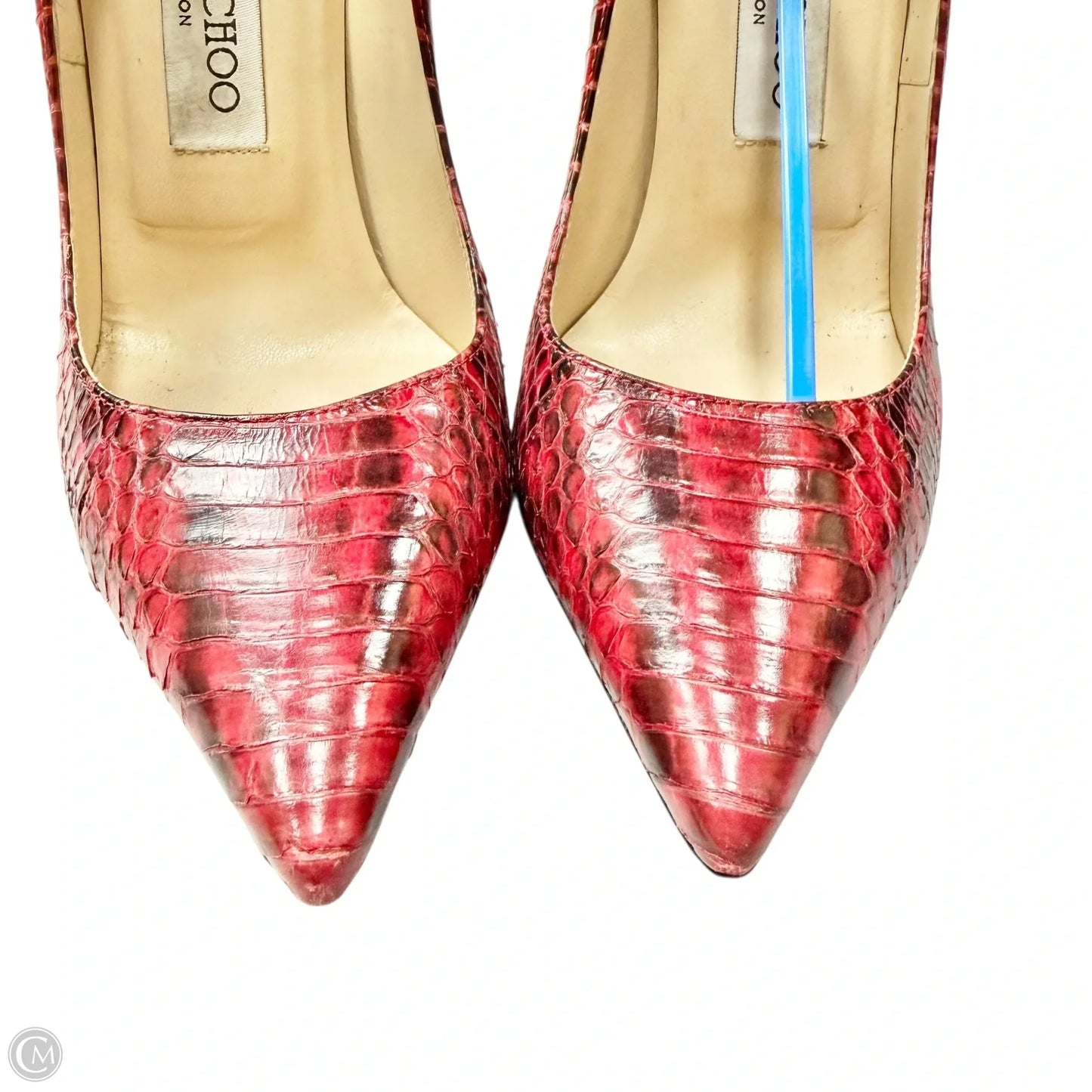 Shoes Luxury Designer By Jimmy Choo In Red, Size: 6