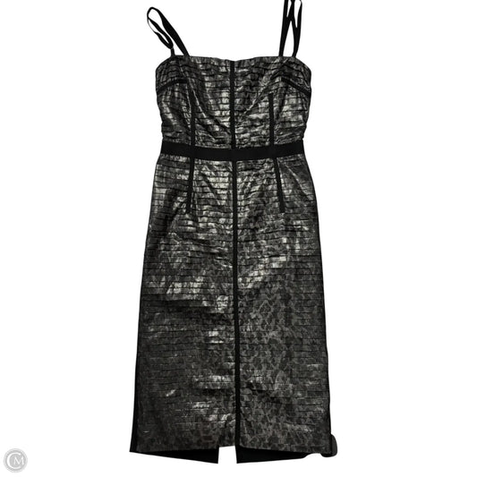 Dress Luxury Designer By Dolce And Gabbana In Black & Grey, Size: S