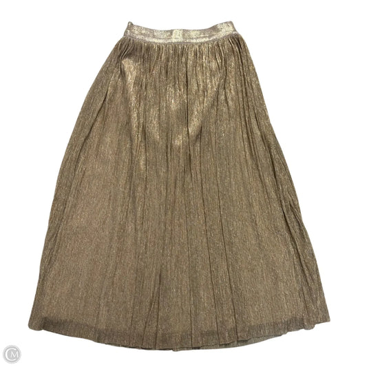 Skirt Designer By Alice + Olivia In Gold, Size: Xs