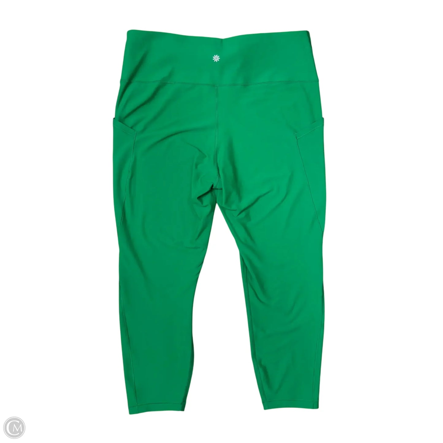 Athletic Leggings Capris By Athleta In Green, Size: Xl