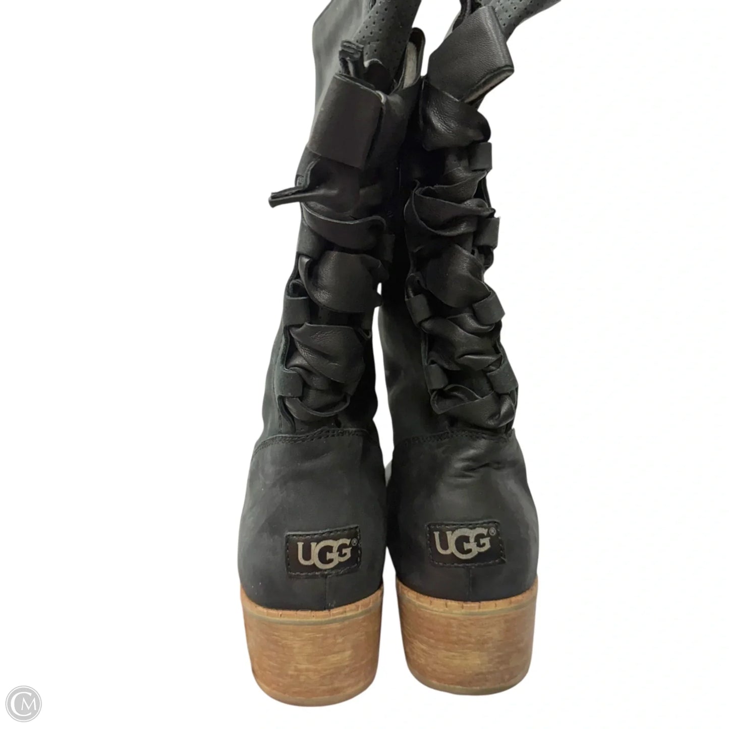 Boots Designer By Ugg In Black, Size: 9.5