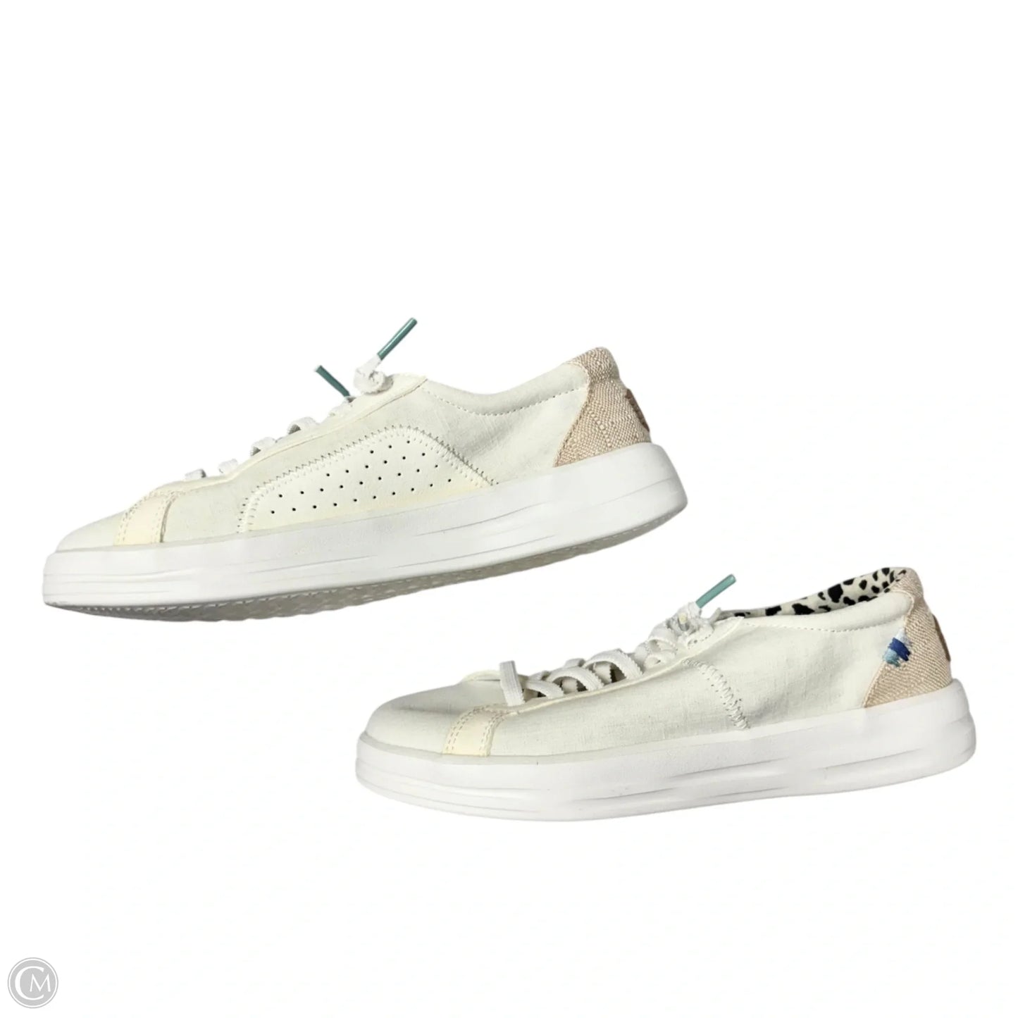 Shoes Sneakers By Hey Dude In White, Size: 5
