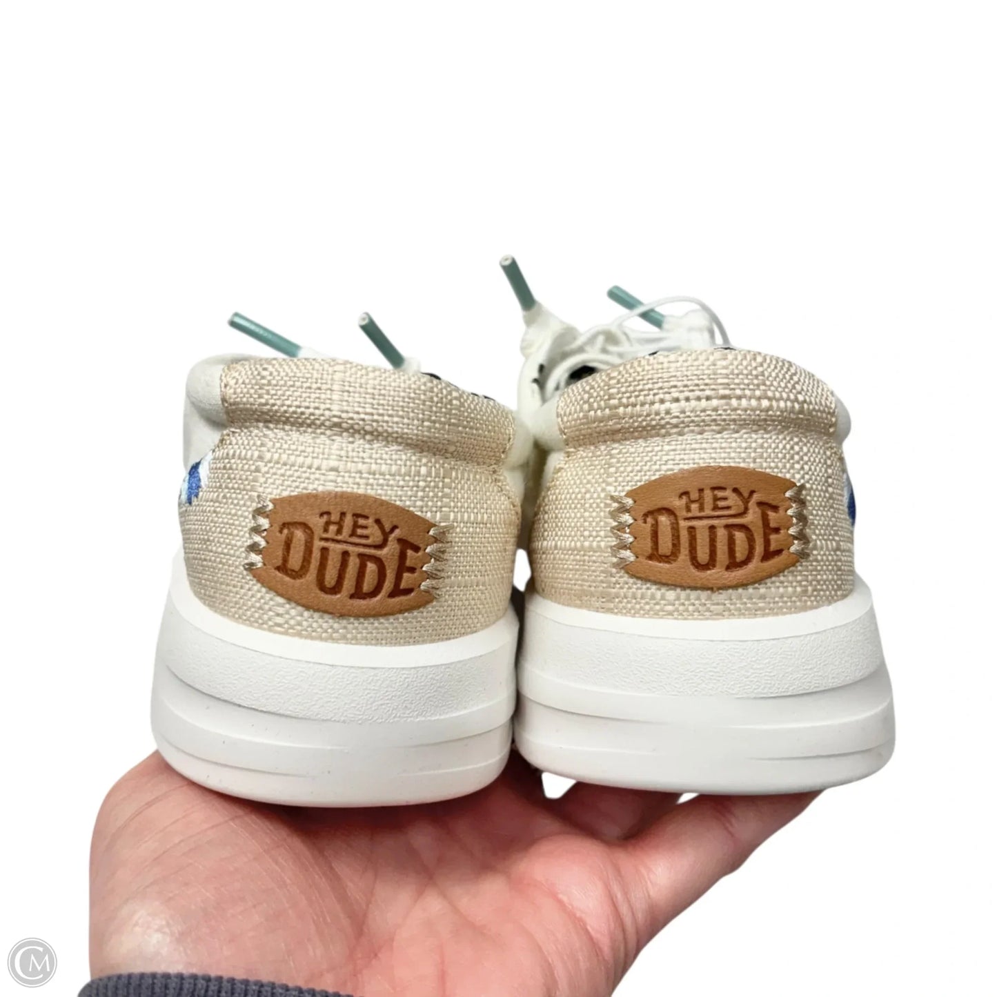 Shoes Sneakers By Hey Dude In White, Size: 5