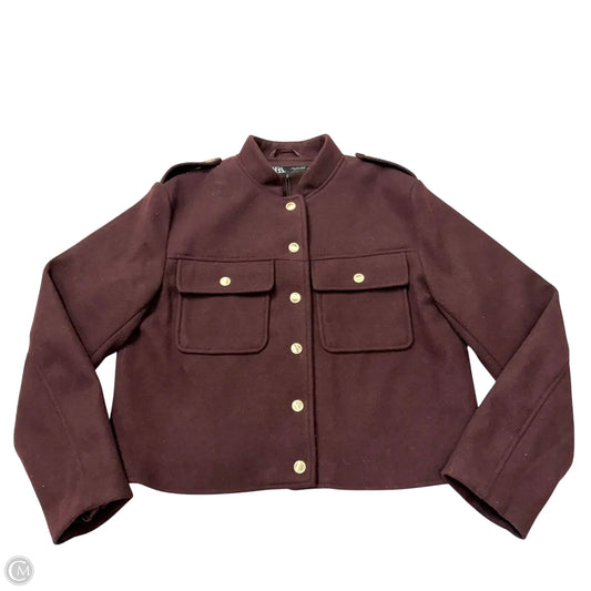 Blazer By Zara In Maroon, Size: L