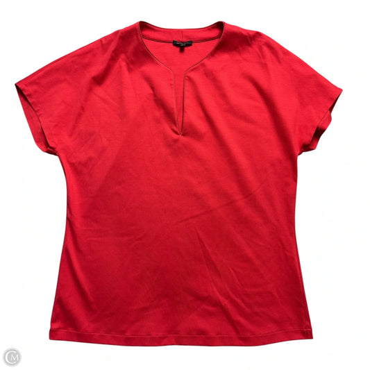 Blouse Designer By Lafayette 148 In Pink, Size: Xl