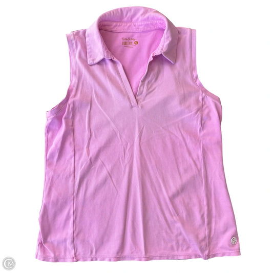 Top Sleeveless Designer By Lilly Pulitzer In Purple, Size: L