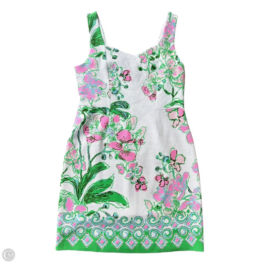 Dress Designer By Lilly Pulitzer In Floral Print, Size: L