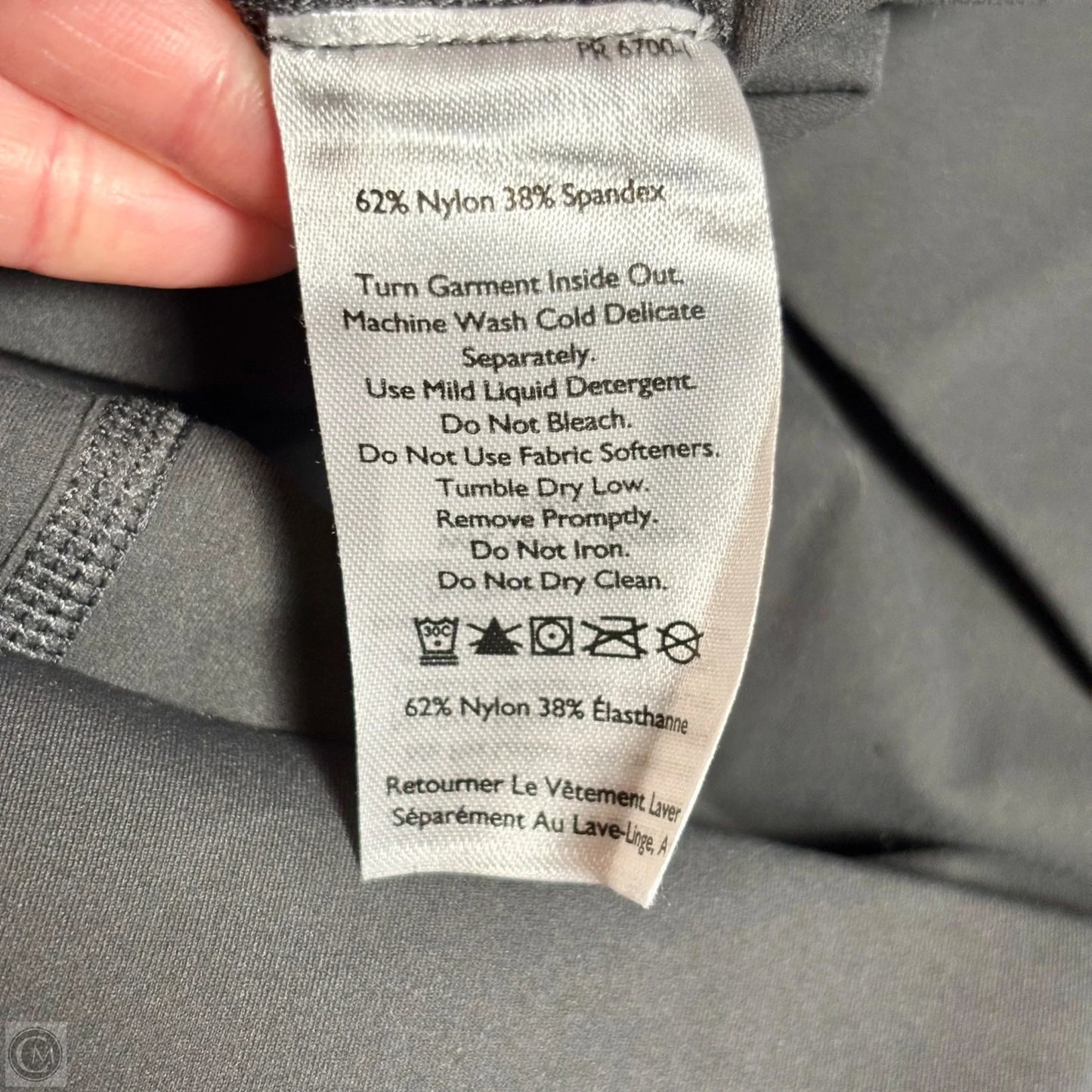 Athletic Capris By Eddie Bauer In Grey, Size: 2x
