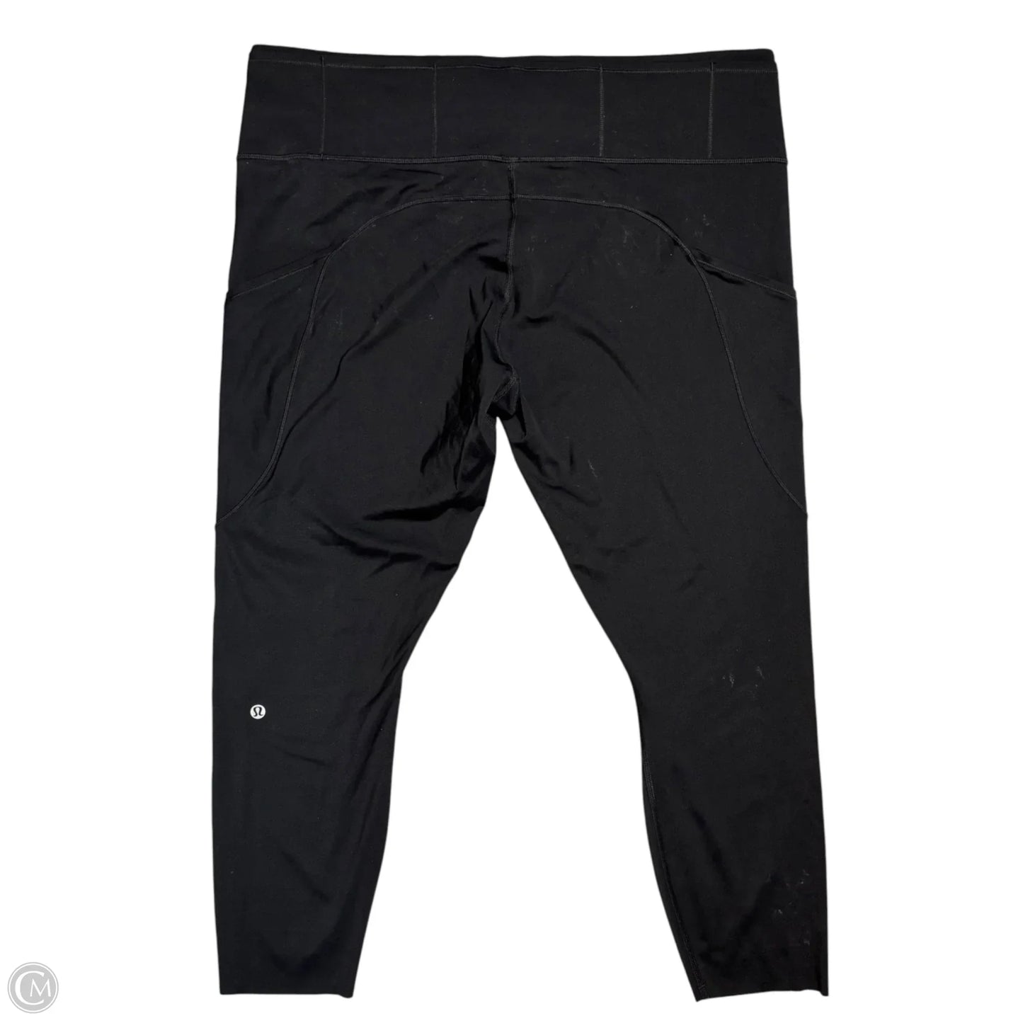 Athletic Leggings Capris By Lululemon In Black, Size: 1x