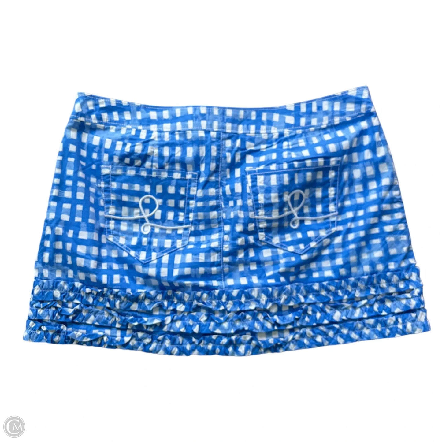 Skirt Designer By Lilly Pulitzer In Blue & White, Size: M