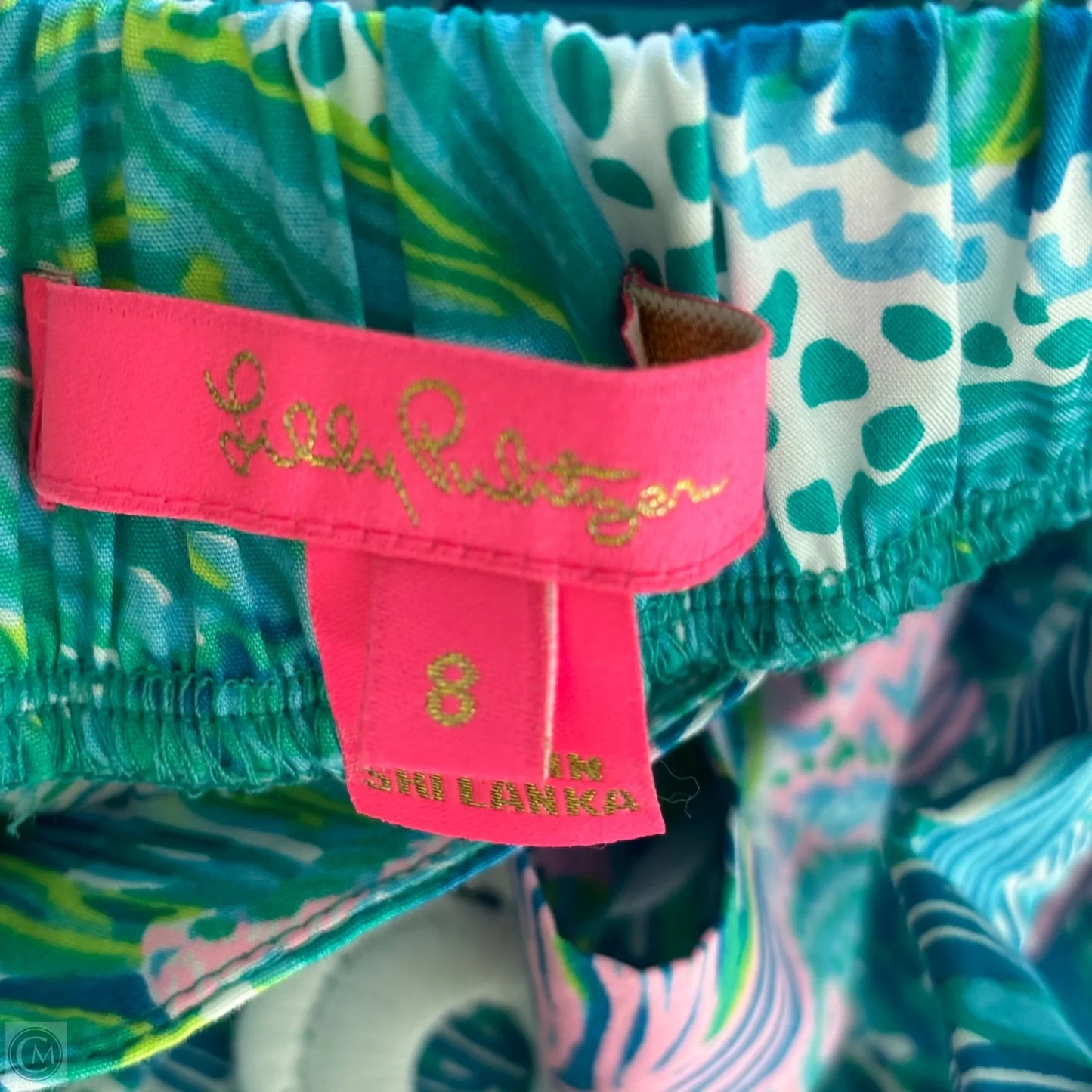 Skirt Designer By Lilly Pulitzer In Blue & Green, Size: M