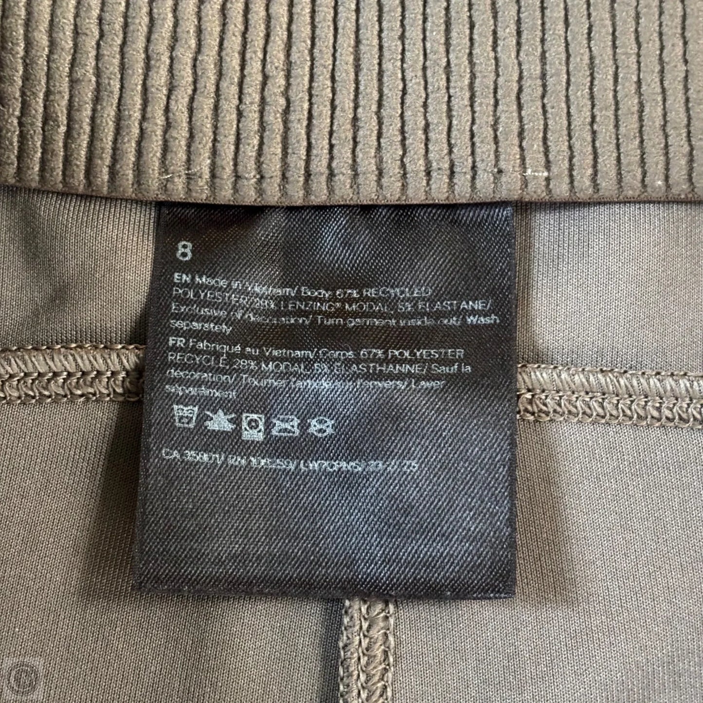 Athletic Shorts By Lululemon In Green, Size: M