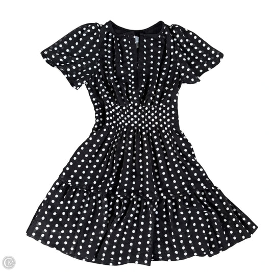 Dress Casual Midi By Anthropologie In Black & White, Size: Xxs