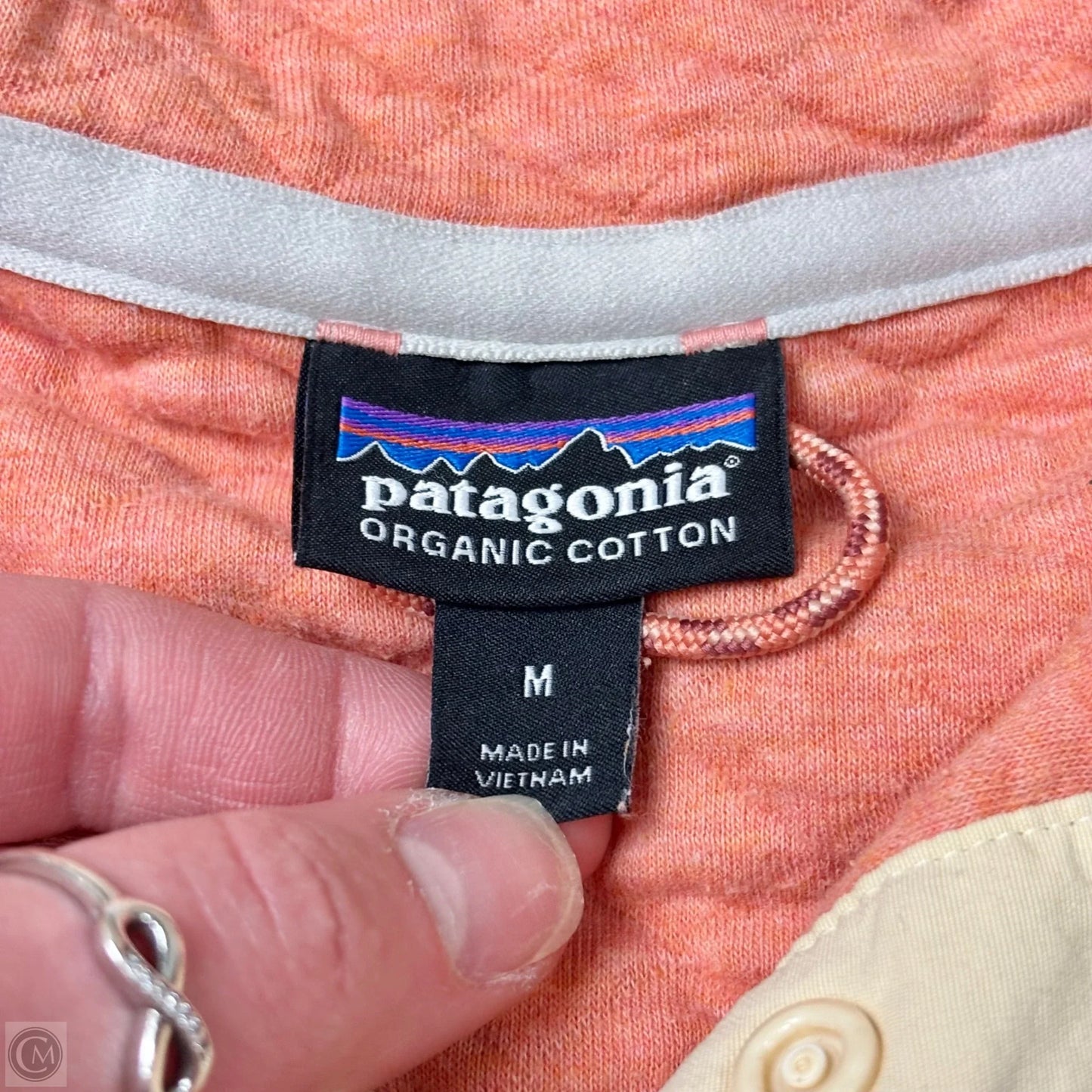Sweatshirt Collar By Patagonia In Pink, Size: M