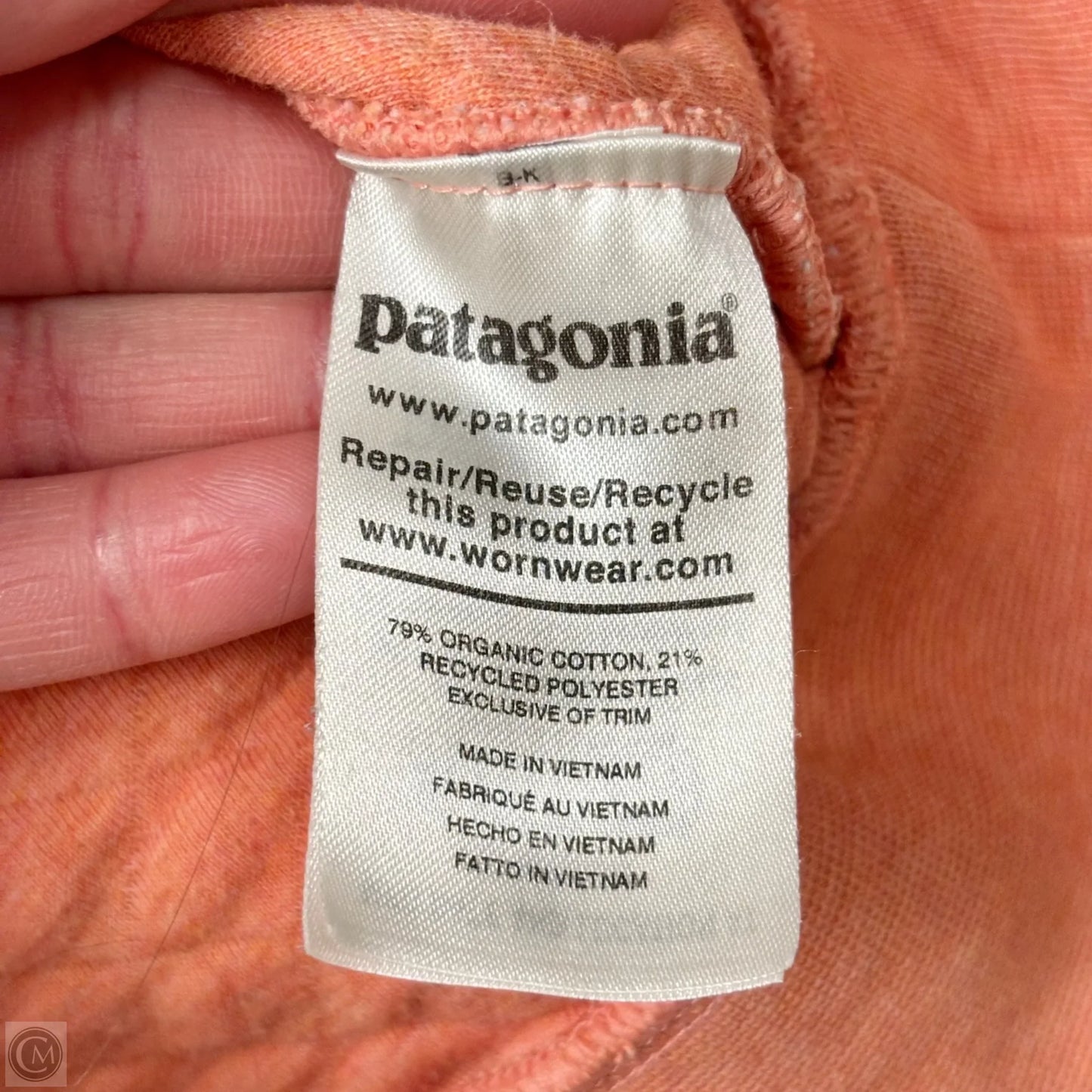 Sweatshirt Collar By Patagonia In Pink, Size: M