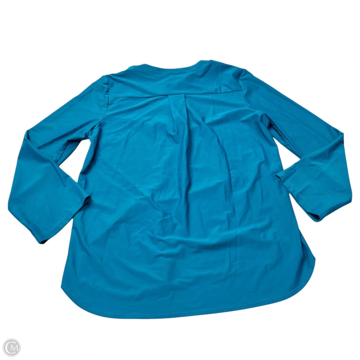 Blouse Long Sleeve By Jude Connally In Blue, Size: L