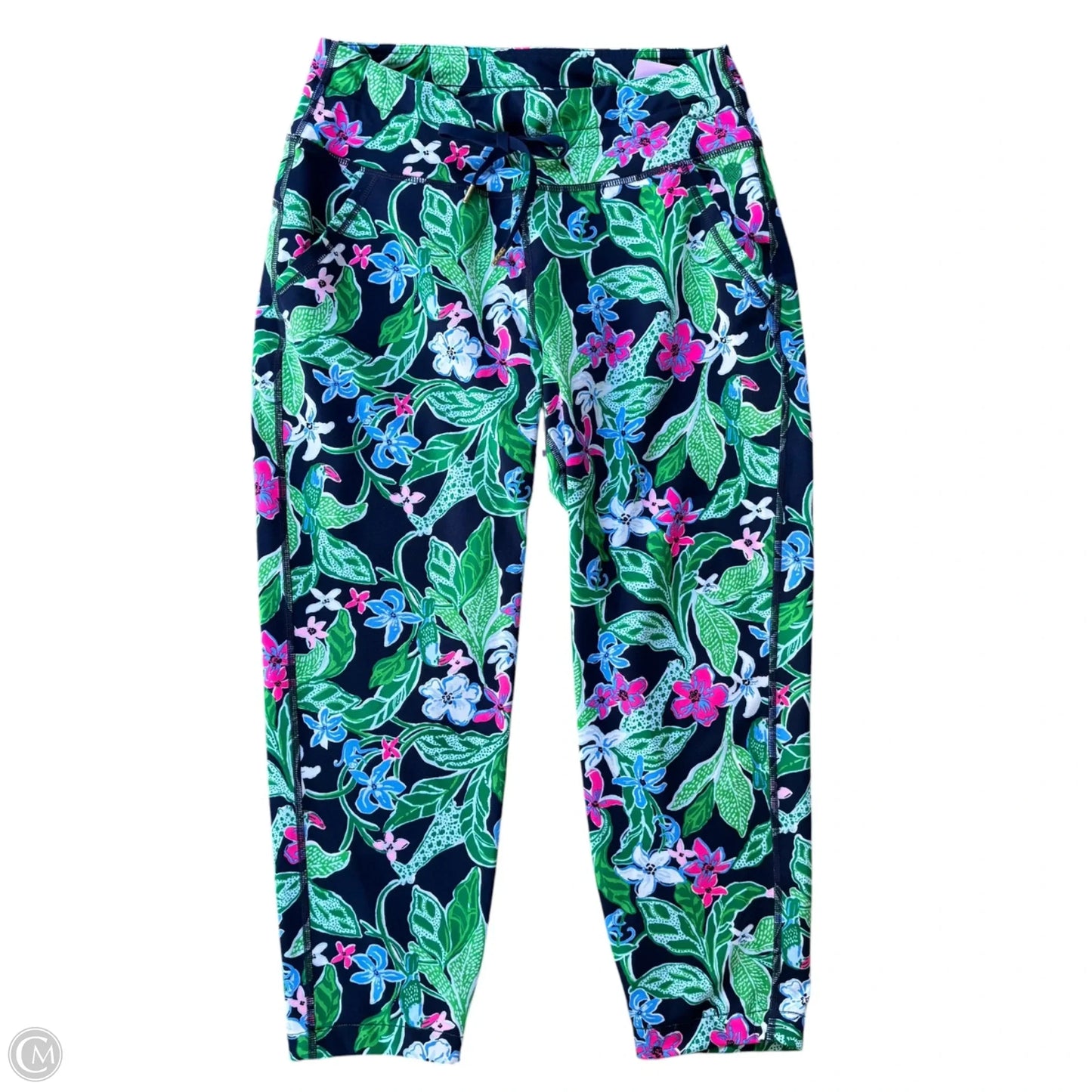 Pants Designer By Lilly Pulitzer In Blue & Green, Size: M