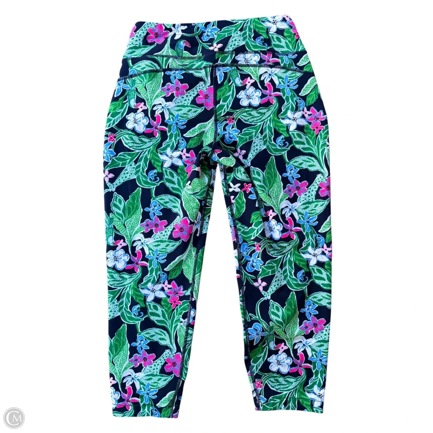 Pants Designer By Lilly Pulitzer In Blue & Green, Size: M
