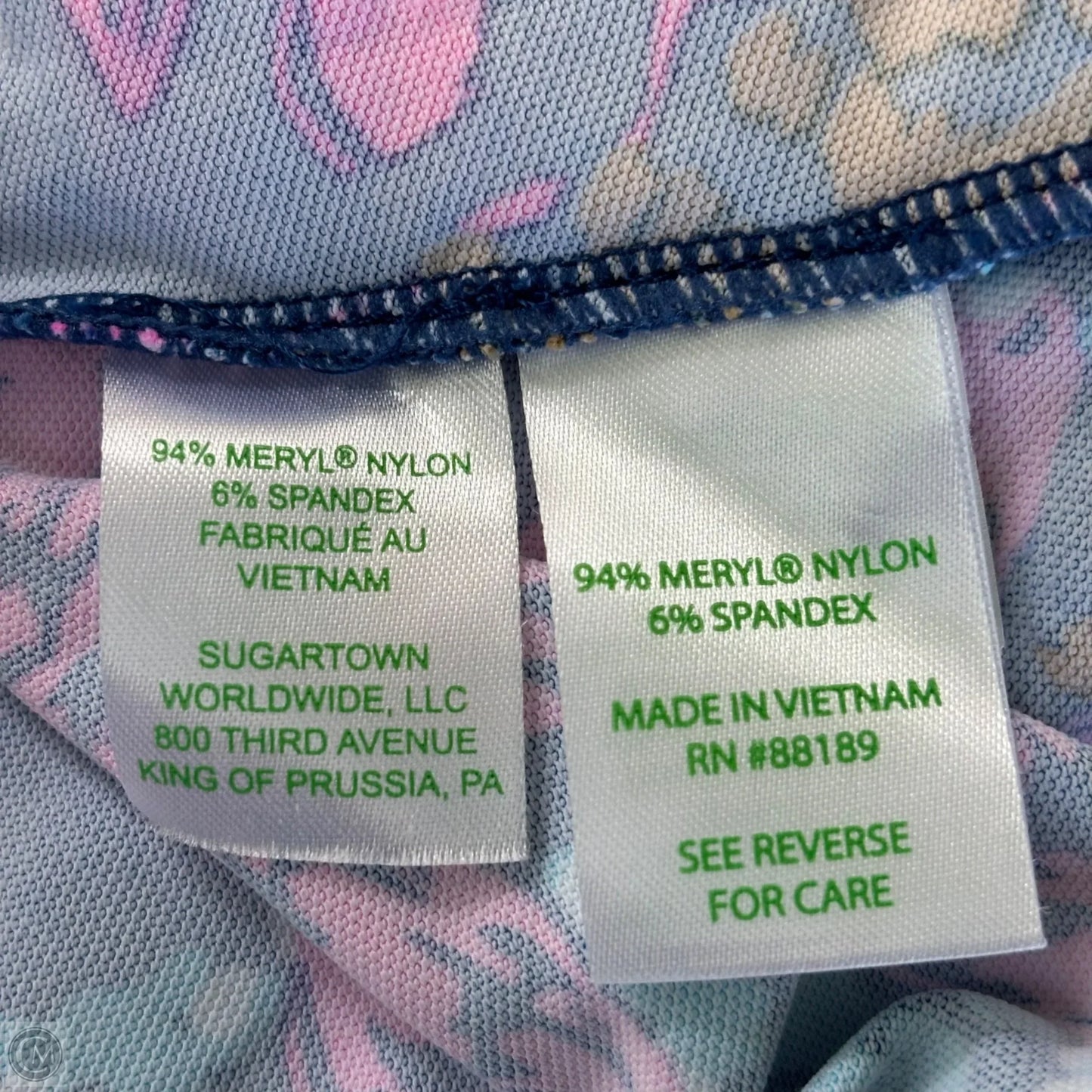 Top Long Sleeve Designer By Lilly Pulitzer In Blue & Purple, Size: S