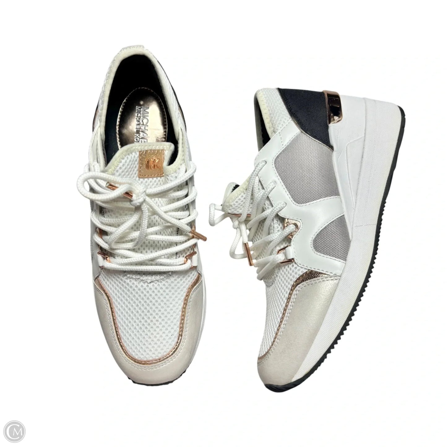 Shoes Sneakers By Michael By Michael Kors In Grey & White, Size: 7.5