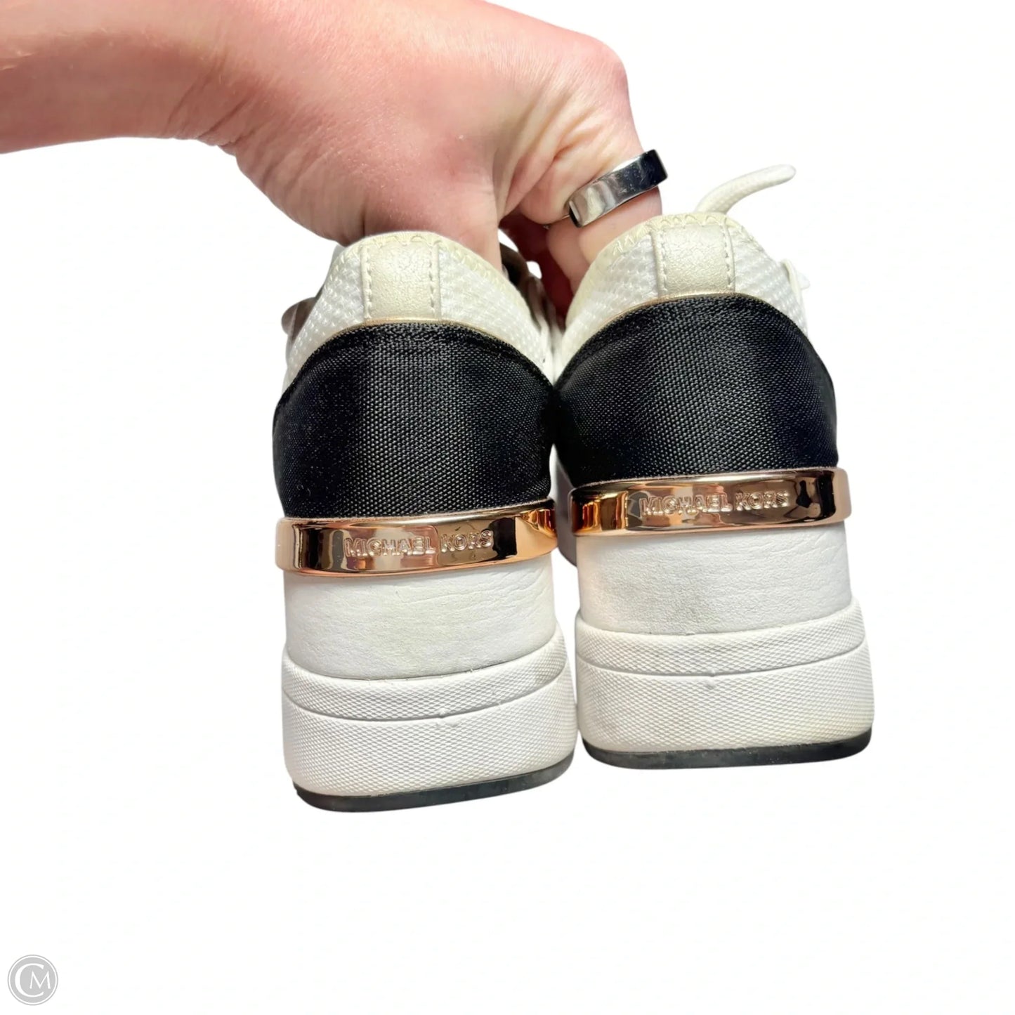 Shoes Sneakers By Michael By Michael Kors In Grey & White, Size: 7.5