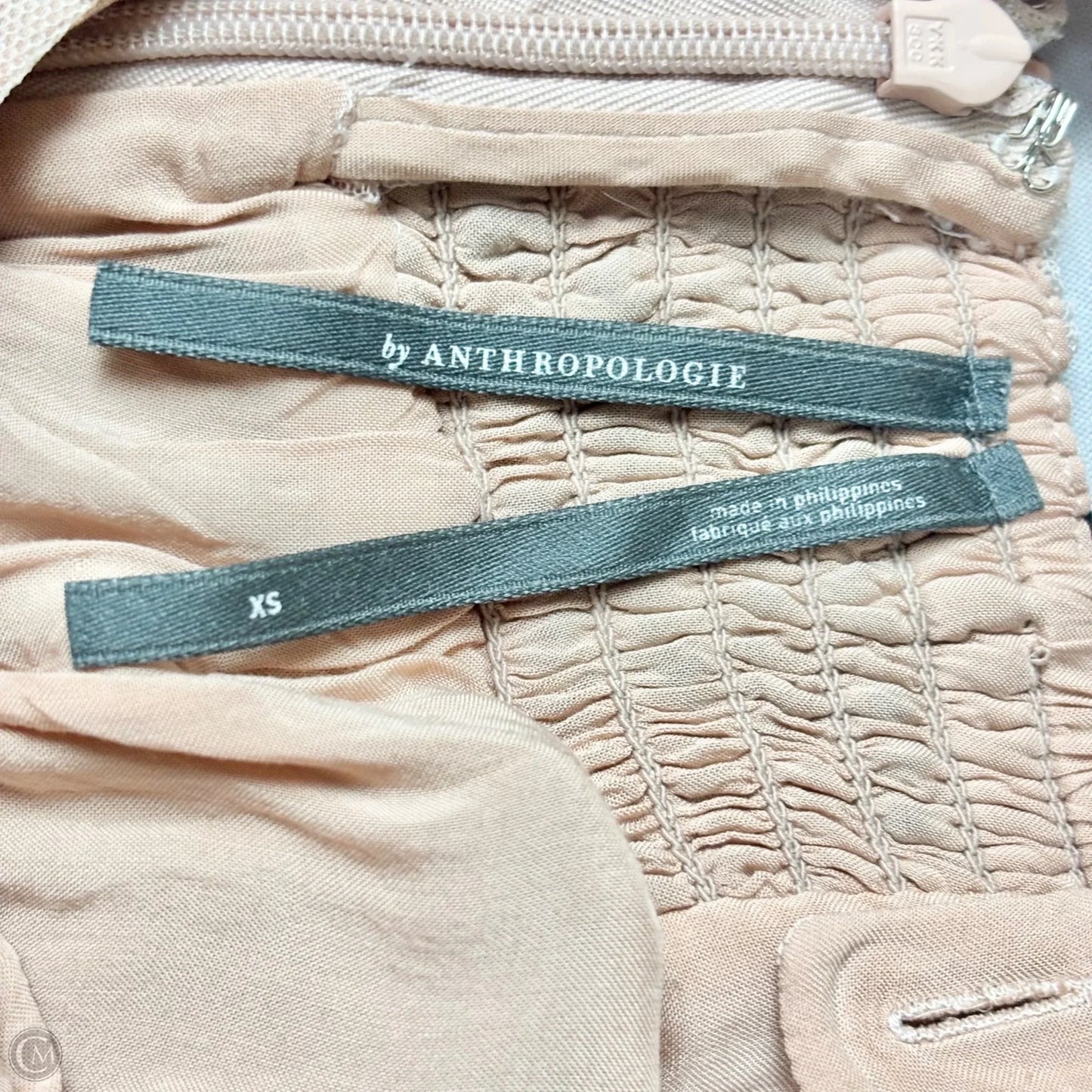 Dress Casual Short By Anthropologie In Black & Pink, Size: Xs