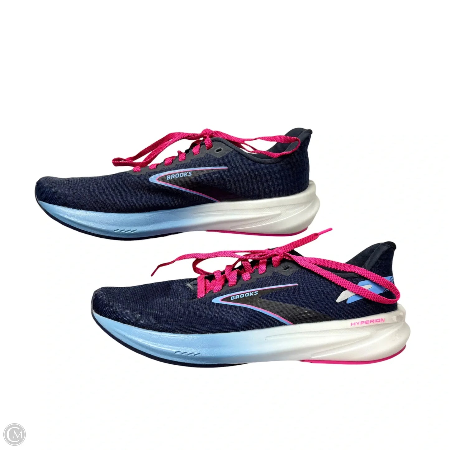 Shoes Athletic By Brooks In Blue & Pink, Size: 9