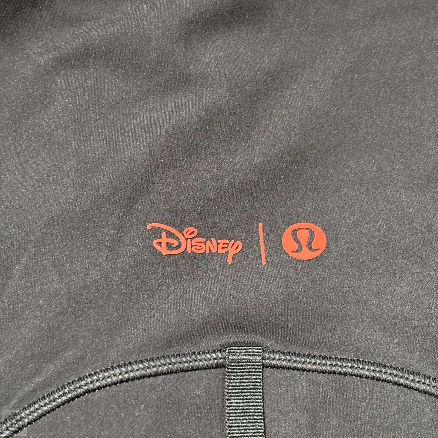 Athletic Jacket By Lululemon In Black & Red, Size: S
