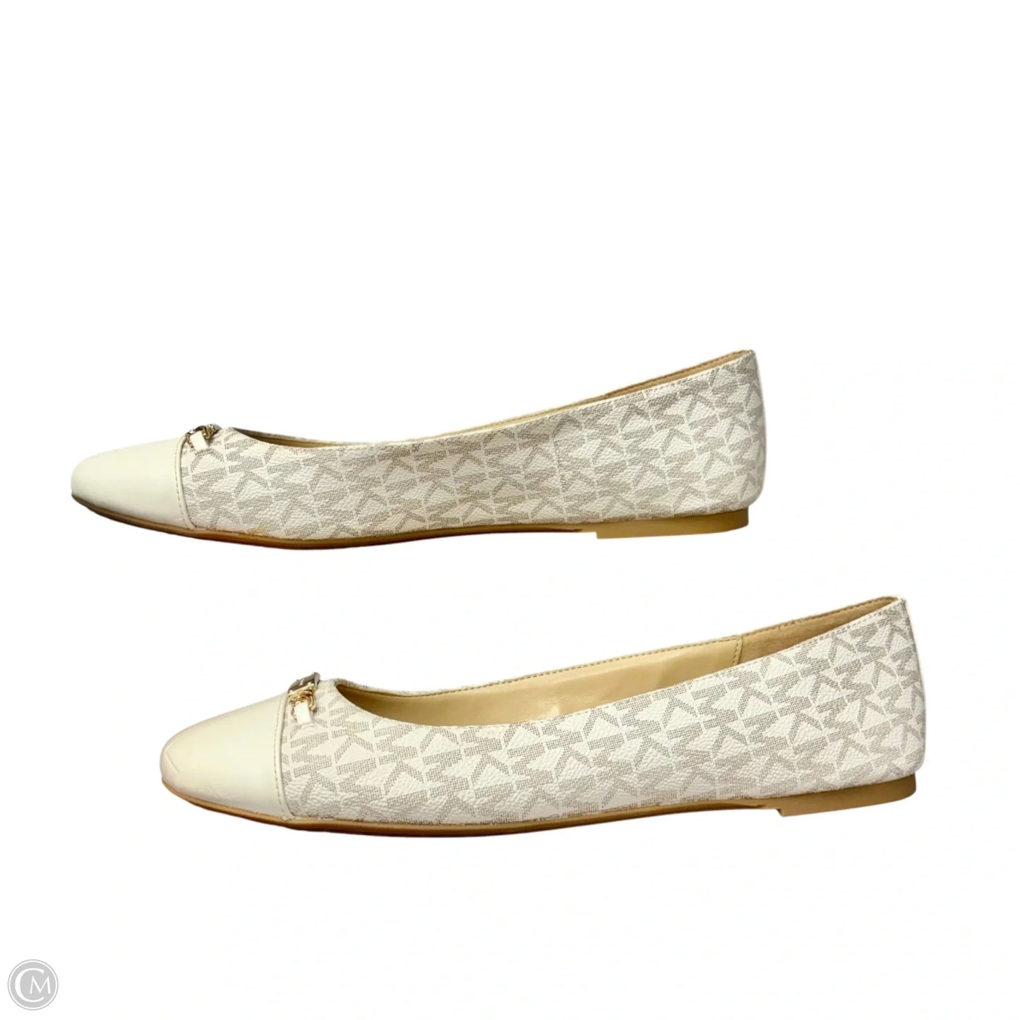 Shoes Flats By Michael By Michael Kors In White, Size: 9.5