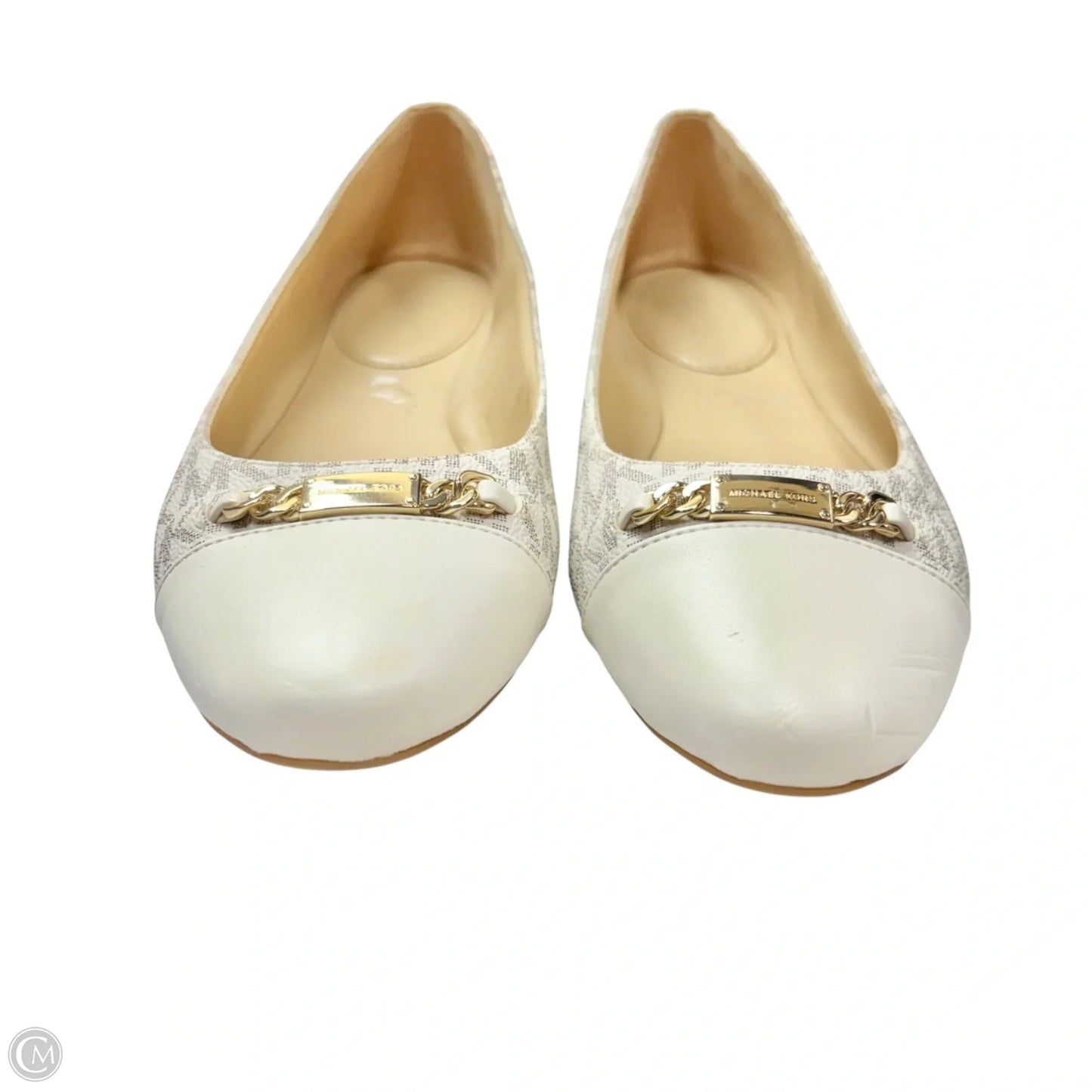 Shoes Flats By Michael By Michael Kors In White, Size: 9.5