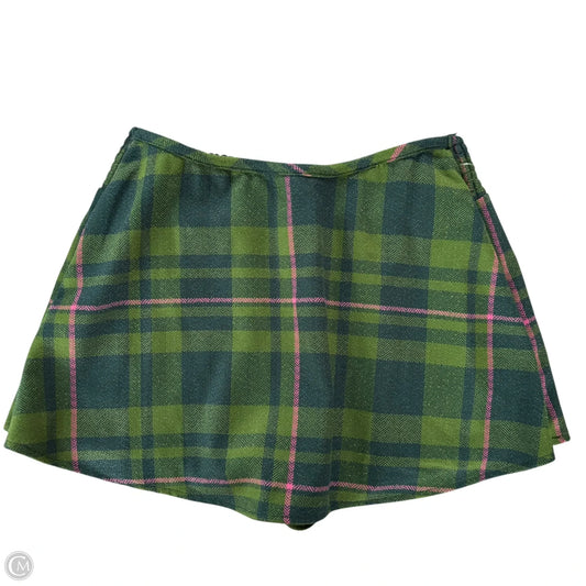 Skirt Mini & Short By Free People In Blue & Green, Size: M
