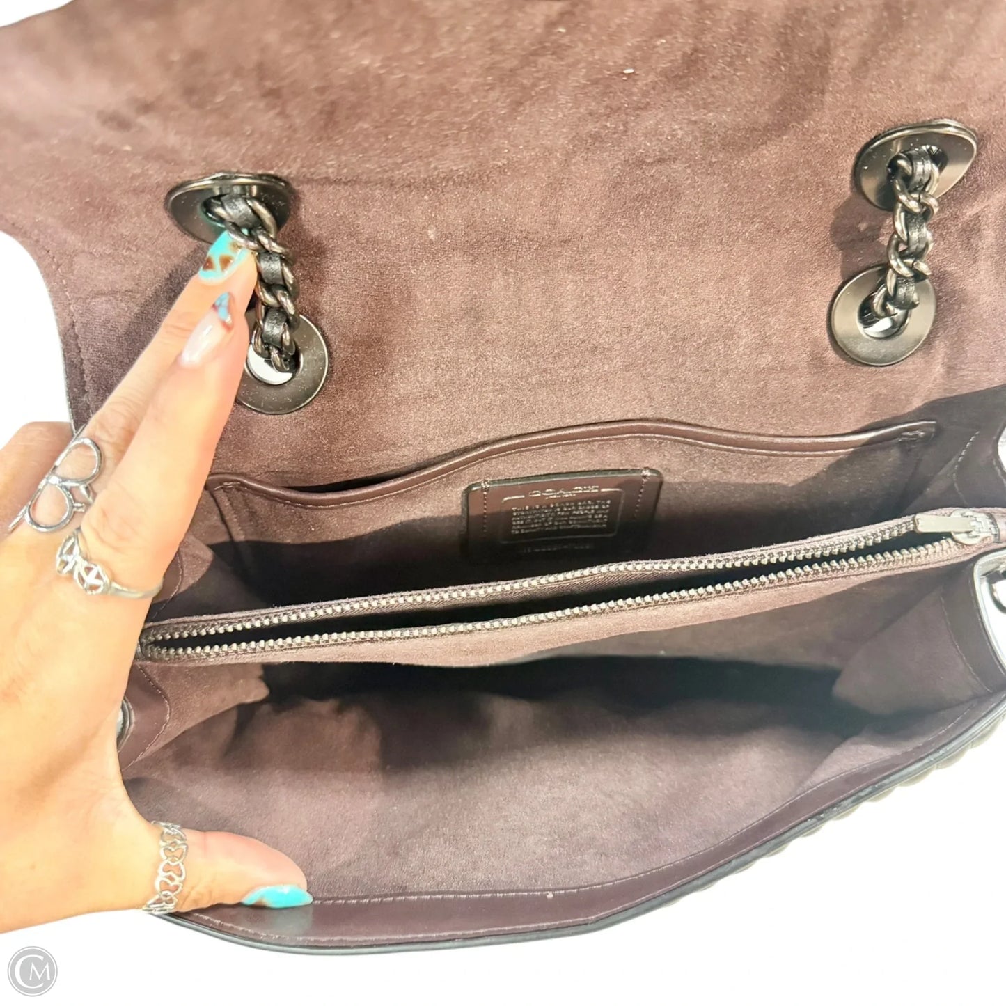 Handbag Designer By Coach, Size: Medium