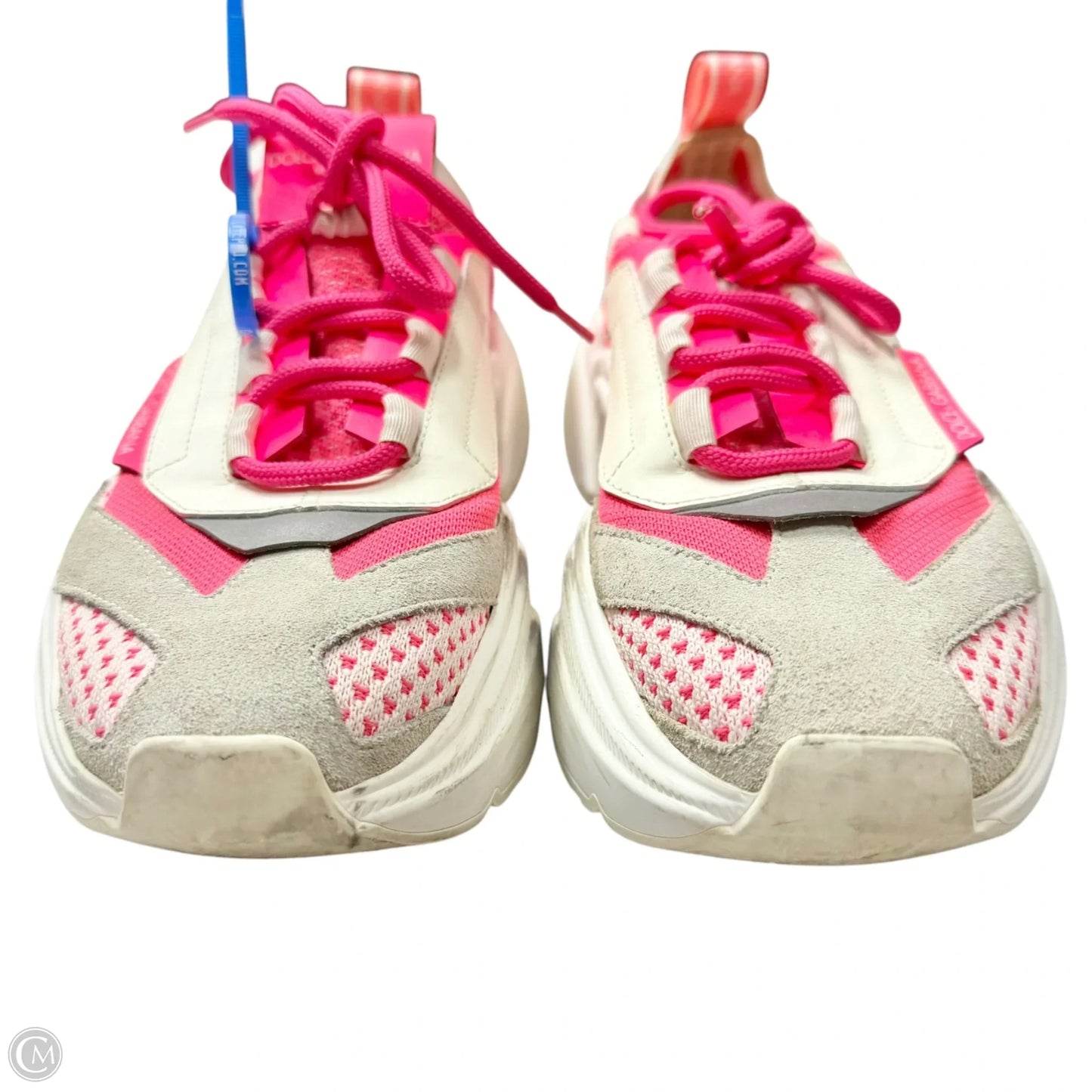 Shoes Luxury Designer By Dolce And Gabbana In Pink & White, Size: 8.5