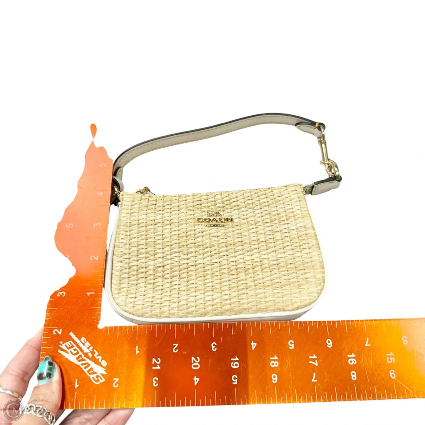 Handbag Designer By Coach, Size: Small