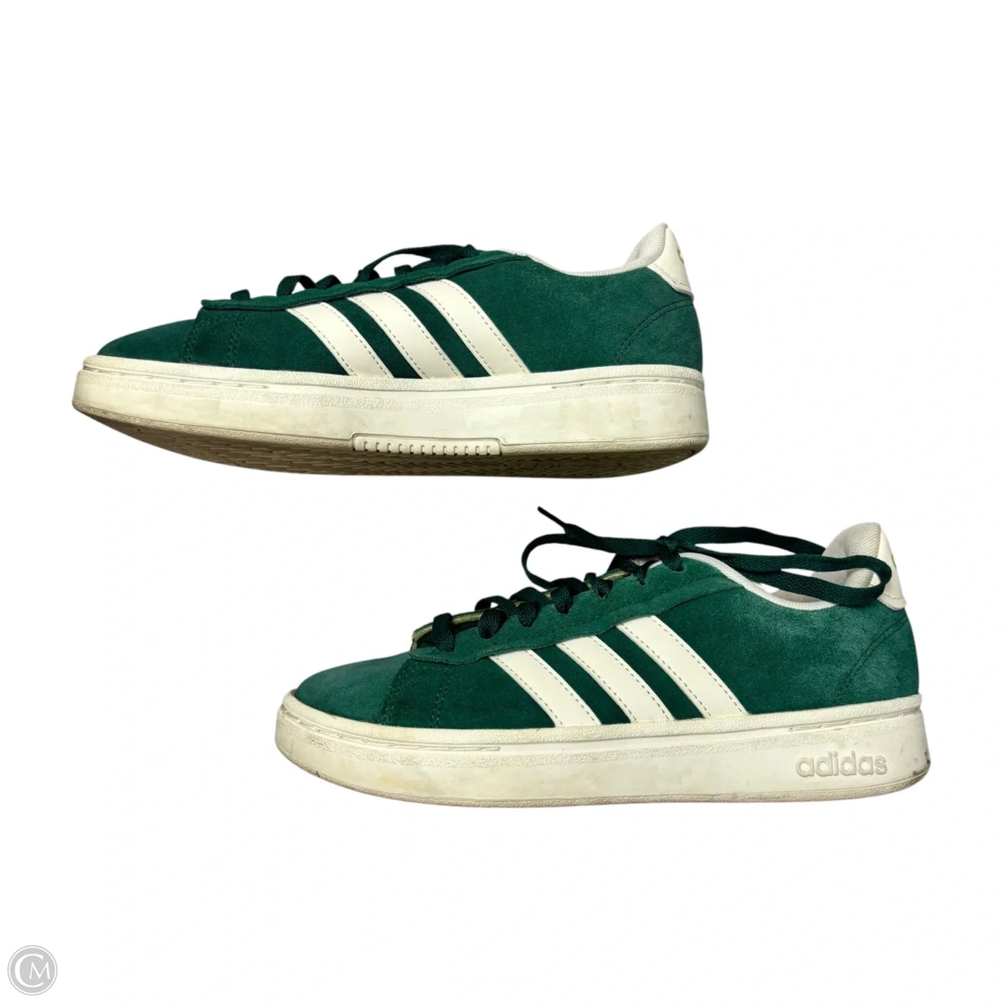 Shoes Sneakers By Adidas In Green & White, Size: 7