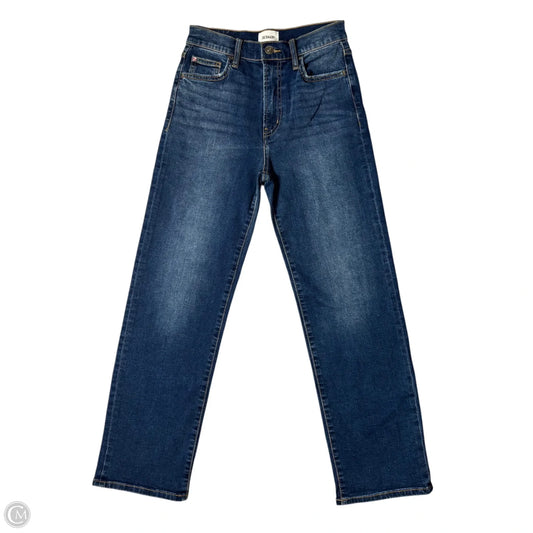 Jeans Straight By Hudson In Blue Denim, Size: 2