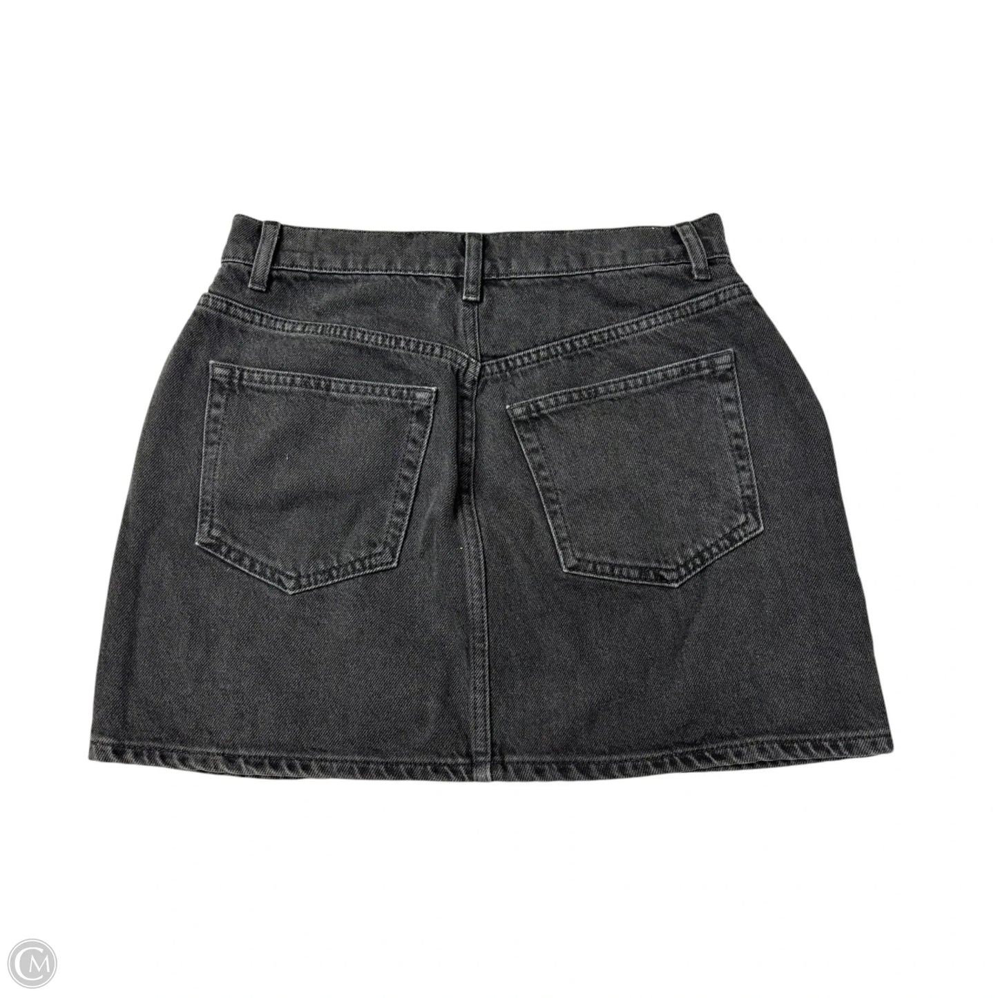 Skirt Mini & Short By Reformation In Black Denim, Size: 4