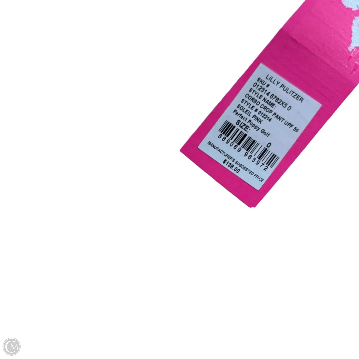 Pants Designer By Lilly Pulitzer In Green & Pink, Size: S