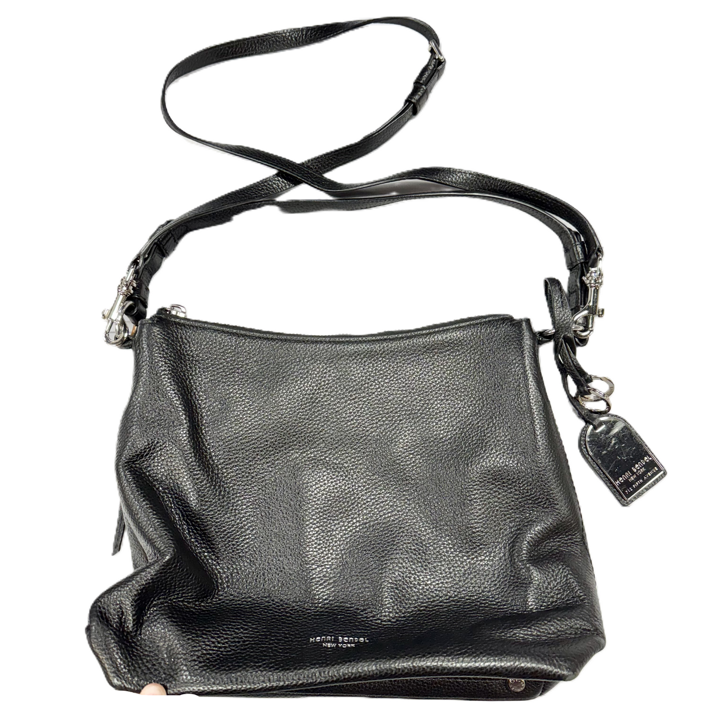 Handbag Leather By Henri Bendel, Size: Medium