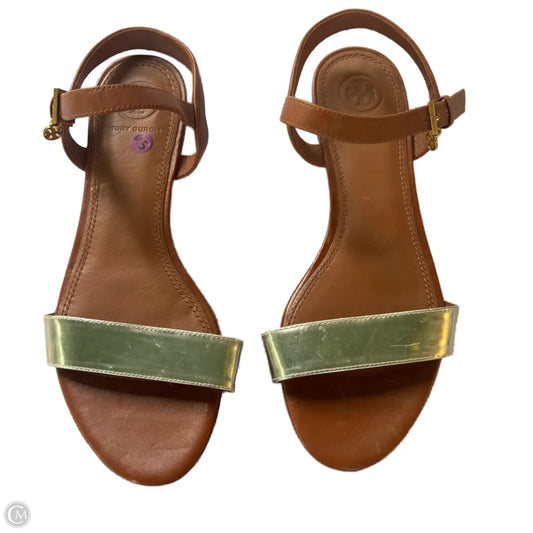 Sandals Designer By Tory Burch In Brown, Size: 6.5