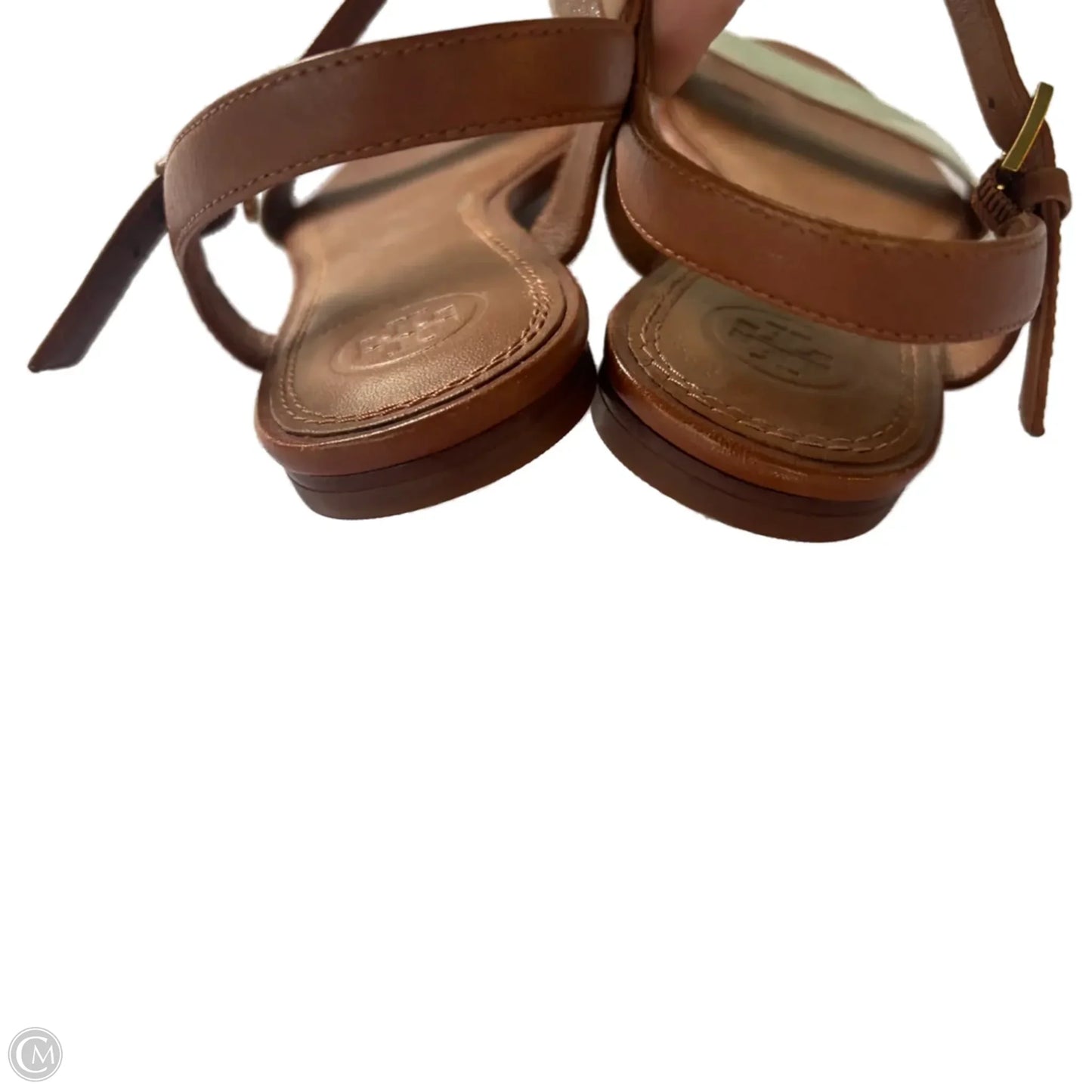 Sandals Designer By Tory Burch In Brown, Size: 6.5