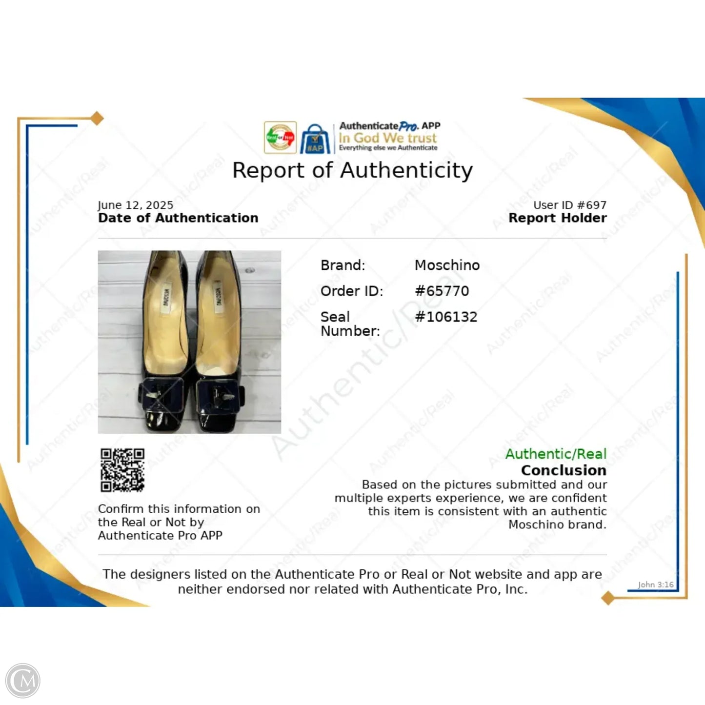 Shoes Luxury Designer By Moschino In Black, Size: 8.5