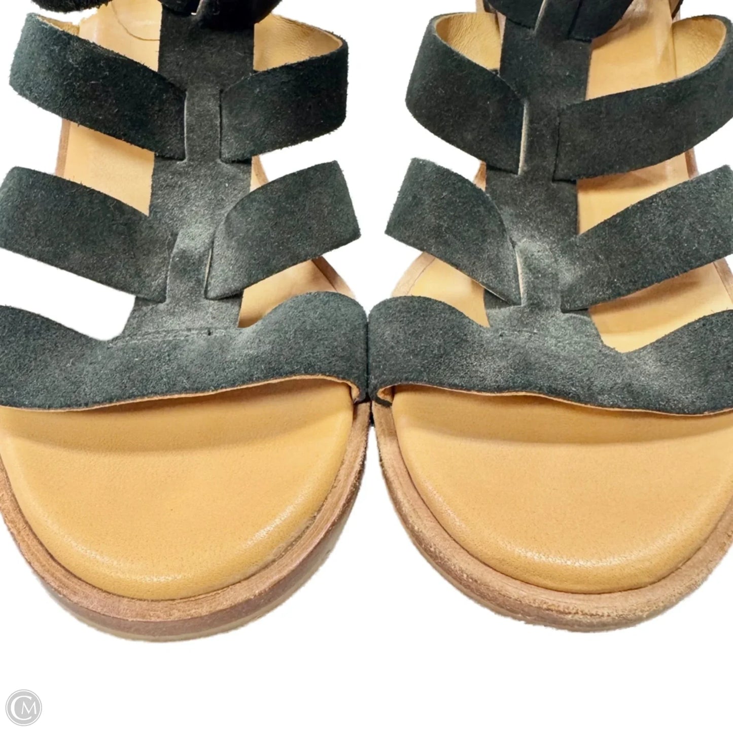 Sandals Designer By Ugg In Black, Size: 8.5